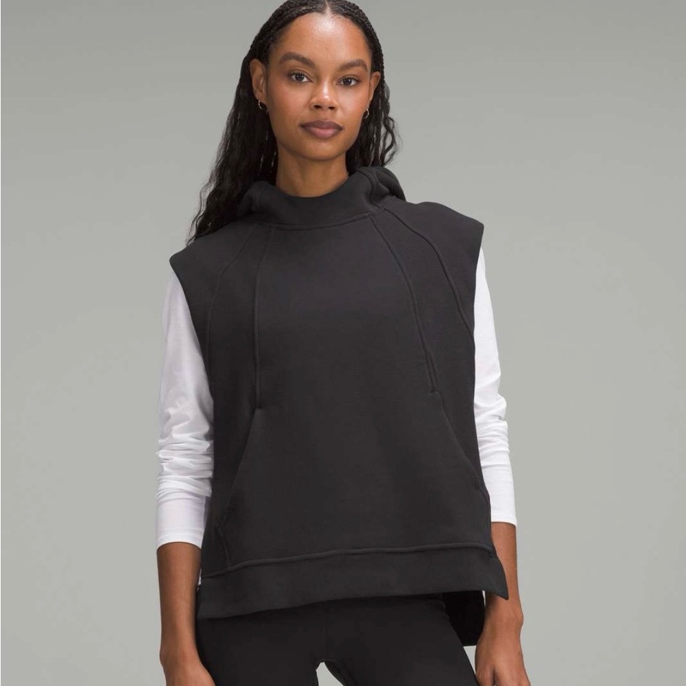 lululemon athletica Black Sleeveless Hoodie